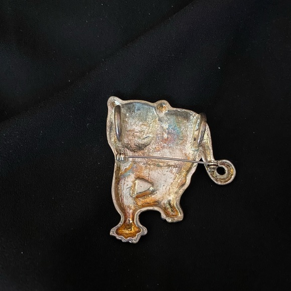 Silver Tiger pendant are pin - Picture 2 of 2